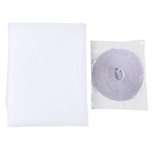 Self-adhesive black and white anti-mosquito screen/DIY anti-mosquito screen/screen Invisible simple screen with Velcro