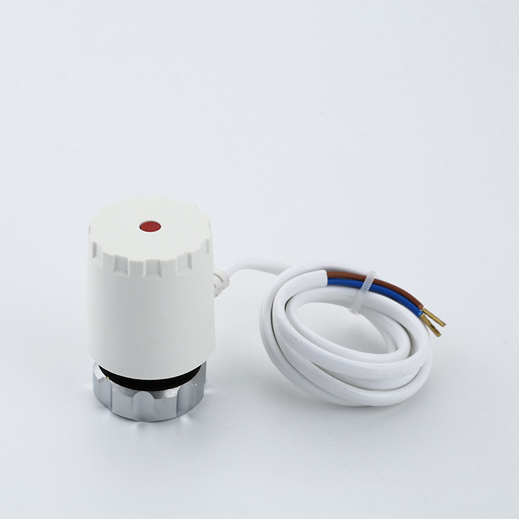 厂家供应定制分水集器用电热执行器电磁阀头开关水地暖智能暖通