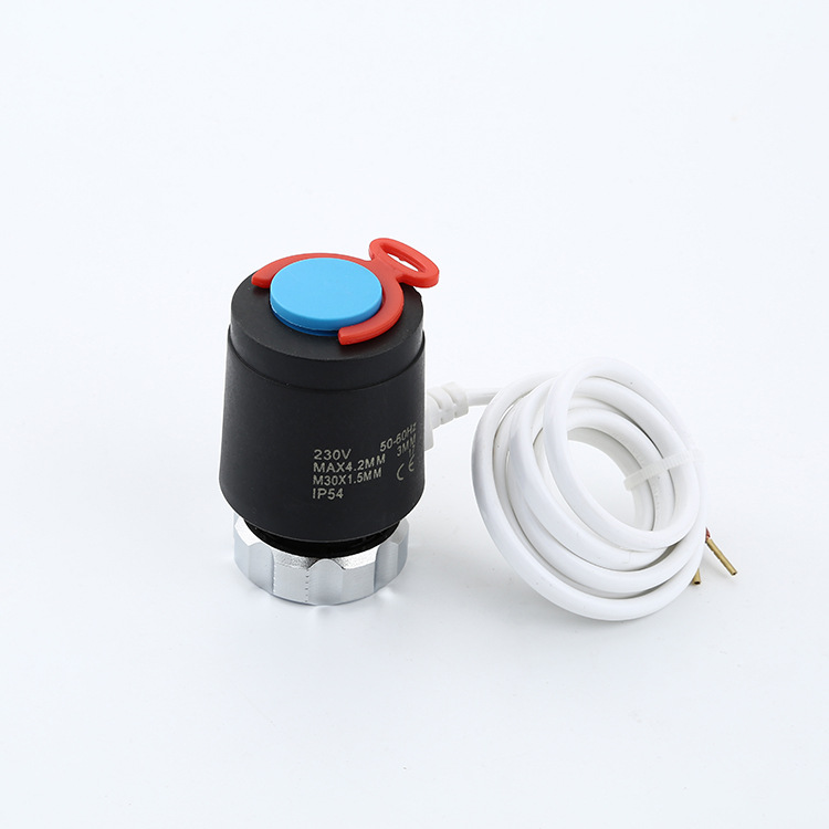 厂家供应电热执行器常闭型地暖电热执行器水地暖分水器智能恒温器