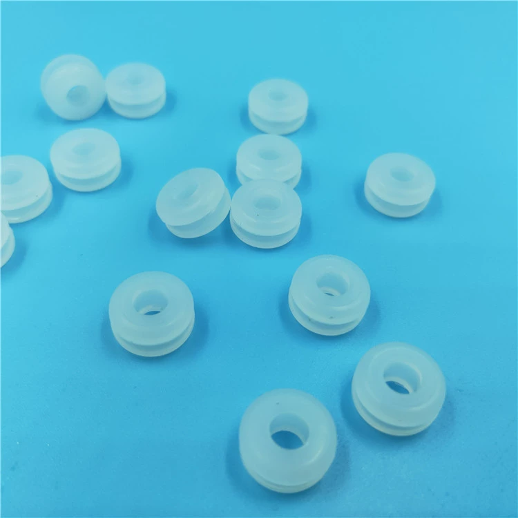 Силиконовая защитная втулка провод защитная втулка белая Защита окружающей среды Резиновая Защитная катушка выходное отверстие O-типа отверстие защитное кольцо