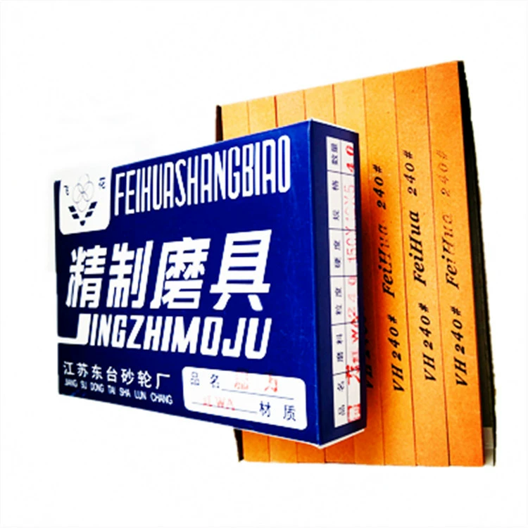 Прямоугольный масляный камень Летающий цветок бренд масляный камень WA150 * 12*6 плоский масляный камень белое корундовое масло камень в наличии оптом