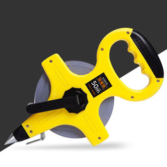Industrial-grade folding steel tape measure with glass fiber frame, 30-meter, 50-meter, 100-meter ground-embedding engineering tape measure