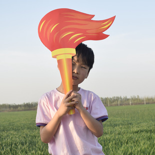 Creative Torch Dance Props Stage Table Performance Supplies School Games Opening Ceremony Admission Style Hand Props
