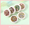 Nail decoration, jewelry, diamond, nail polish, set for manicure, mixed nail stickers for nails, new collection