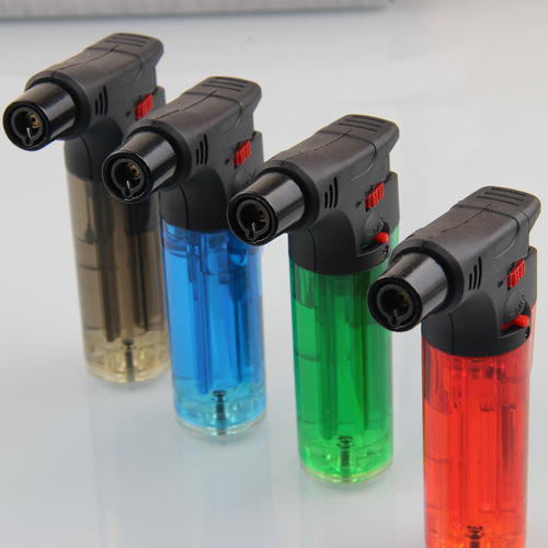 Factory direct sales QL001 direct-injection lighter welding gun small spray gun outdoor cigar windproof gas electronic igniter