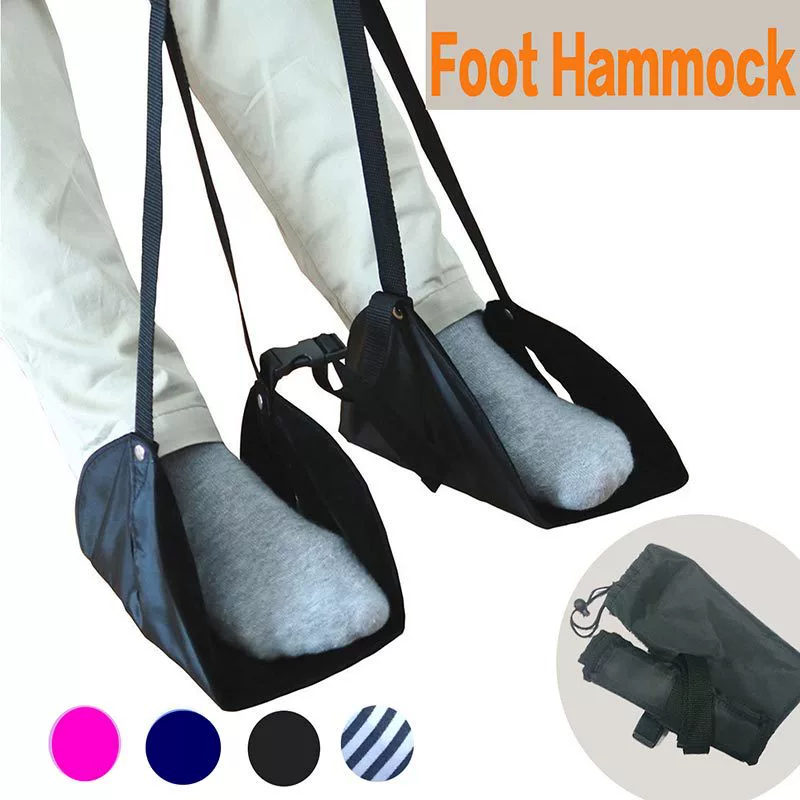 Amazon Cross-Border Креативный гамак с двумя ногами Подставка для ног для самолетов на дальние расстояния Снимает усталость ног Подушка для ног