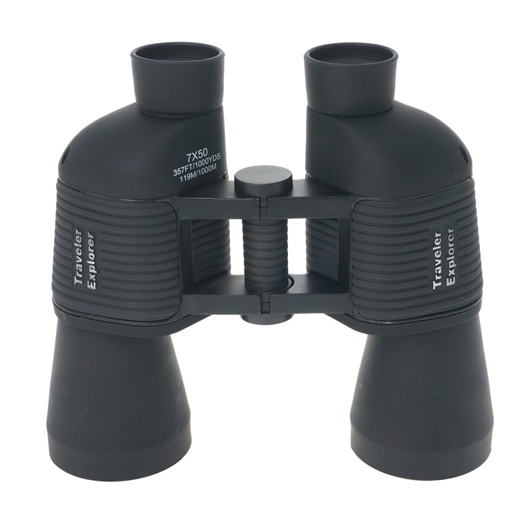 跨境爆款户外成人款7X50双筒望远镜高倍高清演唱会倍镜风景观鸟镜