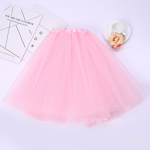 Factory direct selling adult TUTU puff skirt net yarn skirt three…