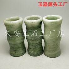 贵州翠笔筒摆件 玉器小花筒插花放笔摆件 玉器工艺品礼品厂家批发