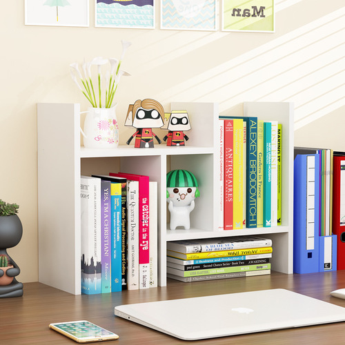 Desk small bookshelf simple desk stand storage rack minimalist modern student bookcase child desk office desk storage rack