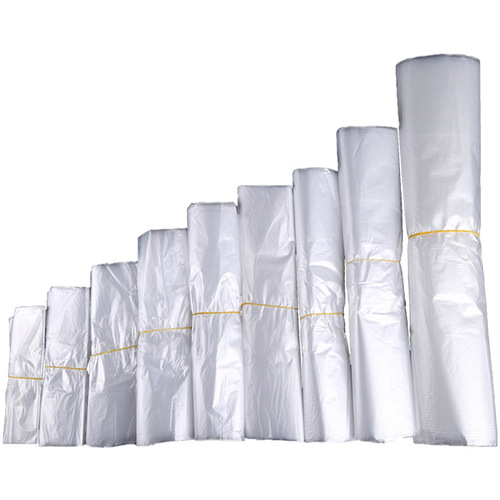 Food bag disposable plastic transparent bag convenience bag small vest takeaway bag red vest bag garbage