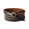 Retro leather bracelet, simple and elegant design, European style