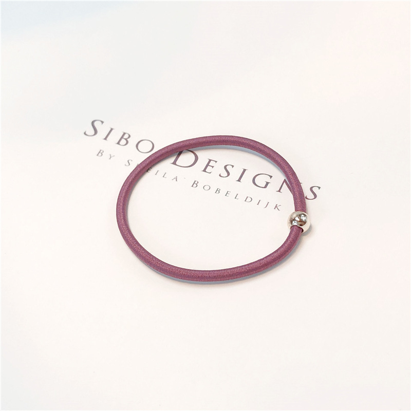 versión japonesa y coreana simple pequeña perla de oro de alta elasticidad banda de goma cuerda de cabeza red red isn adorable atado cuerda de cabello adornos para mujeres