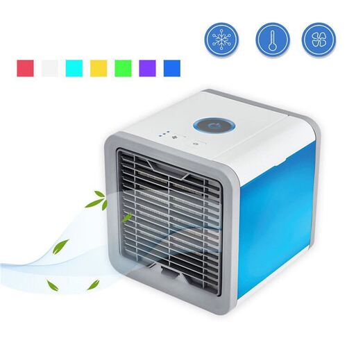 New USB mini refrigeration air conditioner home desktop small air cooler portable mobile humidification water-cooled electric fan