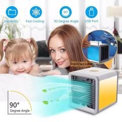 New USB mini refrigeration air conditioner home desktop small air cooler portable mobile humidification water-cooled electric fan