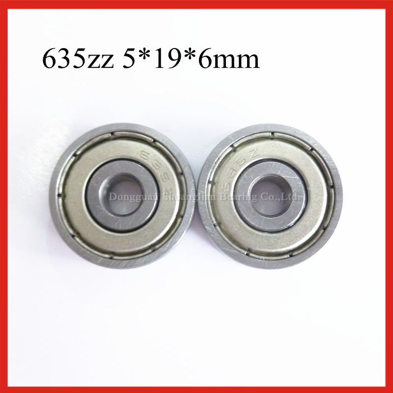 滚珠轴承635-Z外径19内径5高6高硬度环保材料635ZZ东莞仓库现货
