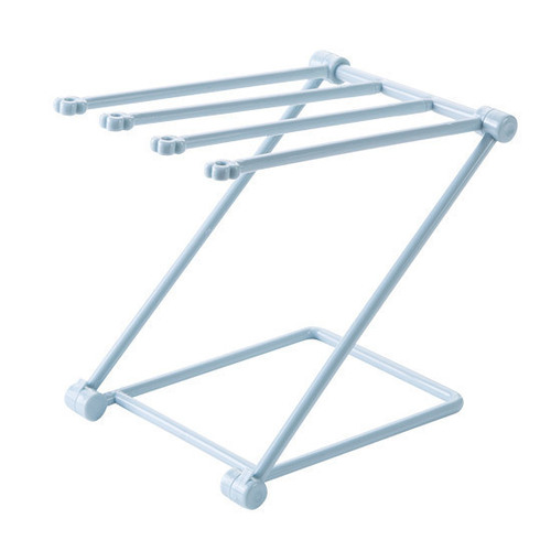 Foldable plastic towel rack kitchen storage sink rag rack vertical countertop foldable rag rack