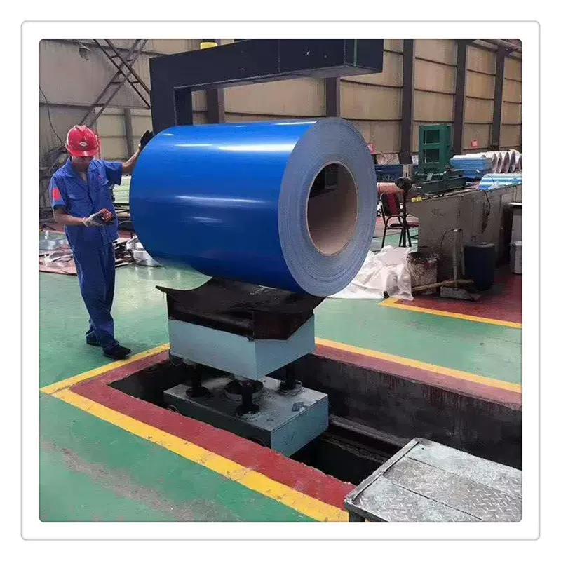 现货供应镀锌彩涂板彩钢卷压型彩钢瓦房白彩民用瓦楞