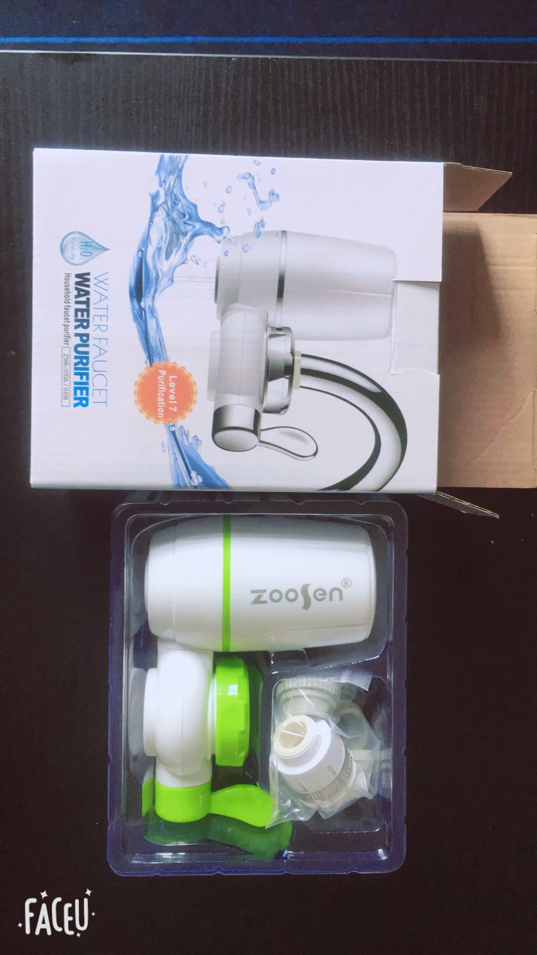 Fuente transfronteriza hogar cocina grifo purificador de agua nivel de agua del grifo 7 pre-filtro regalo purificador de agua