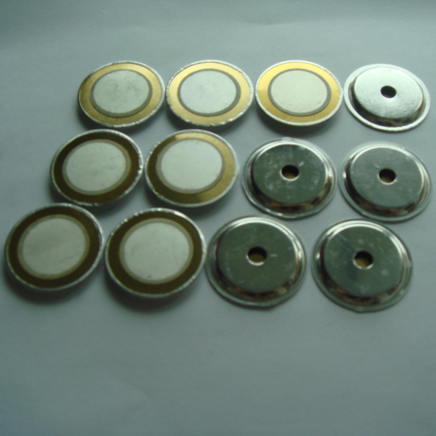 蜂鸣片27-20铜基带铝腔高分贝微型控制板蜂鸣器