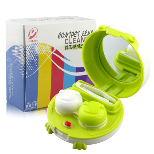 Wholesale Keda Contact Lens Box HL-900 Cleaner Frog Ultrasonic Cleaning Machine Personalized Creative Electric Model