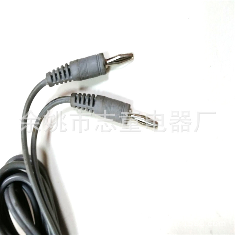 供应单声道铜箔丝dc线 医疗心电图监测理疗器2芯单声道铜箔丝dc线