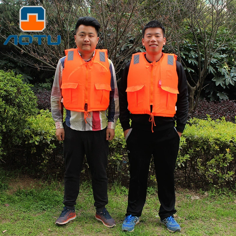 Вогнуто-выпуклый спасательный жилет для взрослых со свистком на молнии купальный костюм из пеноматериала рыболовная одежда дрейфующий купальник JSY865