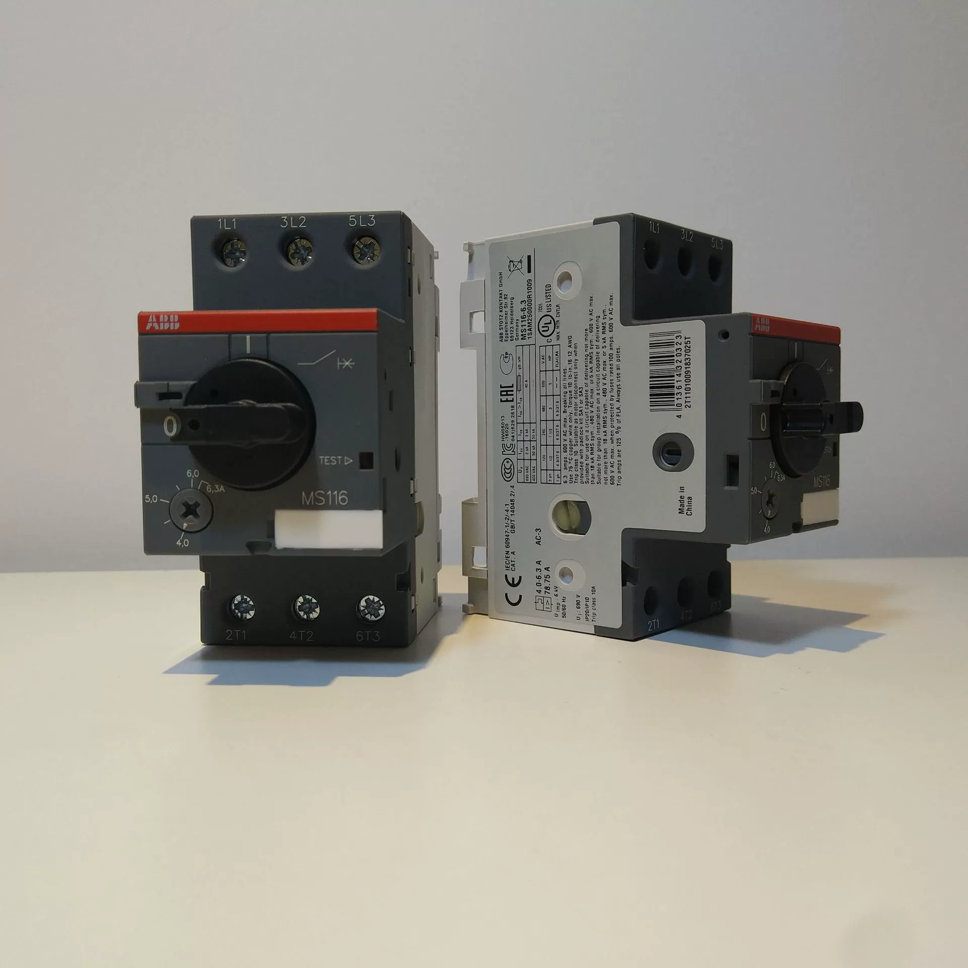 ABB MS116 серия выключатель защиты двигателя электродвигатель защита новый оригинальный оригинальный подлинный