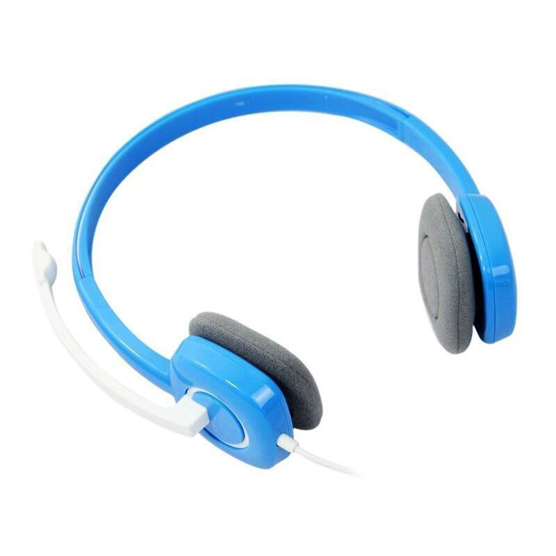 Logitech/罗技 H150 H151 проводные наушники 3.5 мм для ноутбука и компьютера, с регулируемым головным ободом