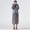 Fashionable street matte raincoat, increased thickness, wholesale