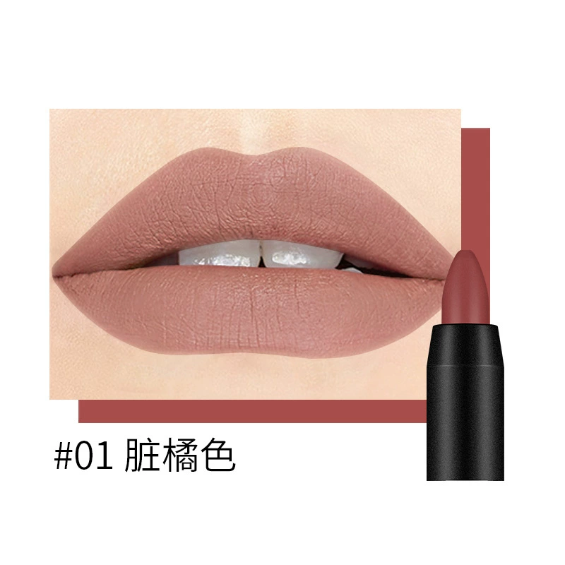 Матовая помада (DNM) Kiss Matte Soft Lipstick, финиш translucent Primer, 19 оттенков, 3 г