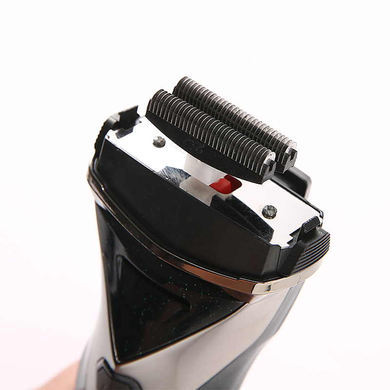 Afeitadora eléctrica recargable para hombre, con recortador desplegable, venta al por mayor del fabricante.