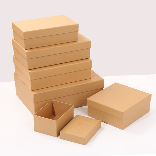 Dingtian ground cover kraft paper gift packaging box rectangular paper box wholesale cola black gift box paper box