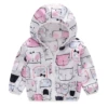 3042-12 White bottom powder cat