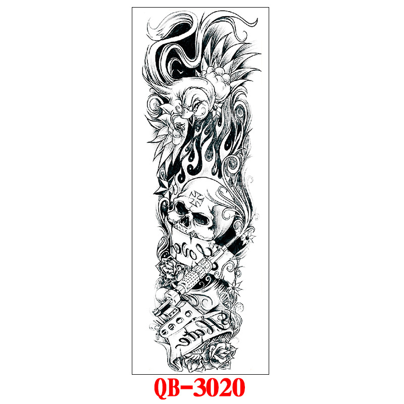 Suministro directo de fábrica pegatinas de tatuaje de brazo completo imagen grande tatuaje pegatinas flor brazo tatuaje pegatinas tatuaje
