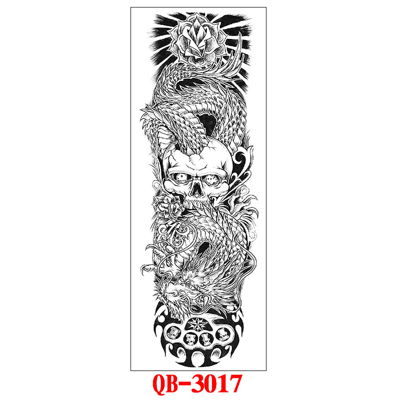 Suministro directo de fábrica pegatinas de tatuaje de brazo completo imagen grande tatuaje pegatinas flor brazo tatuaje pegatinas tatuaje