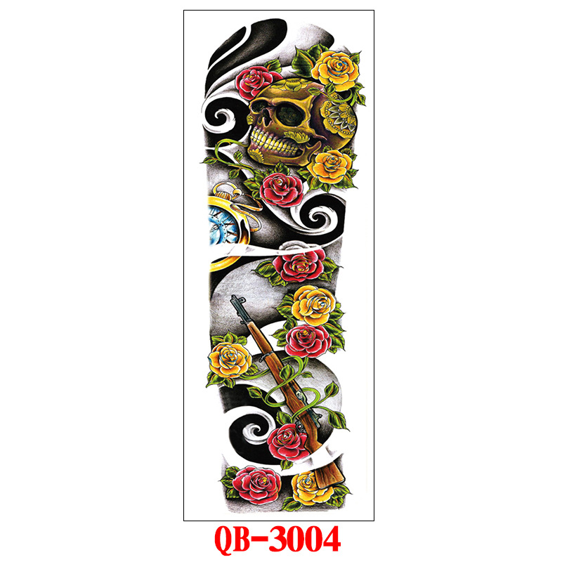 Suministro directo de fábrica pegatinas de tatuaje de brazo completo imagen grande tatuaje pegatinas flor brazo tatuaje pegatinas tatuaje