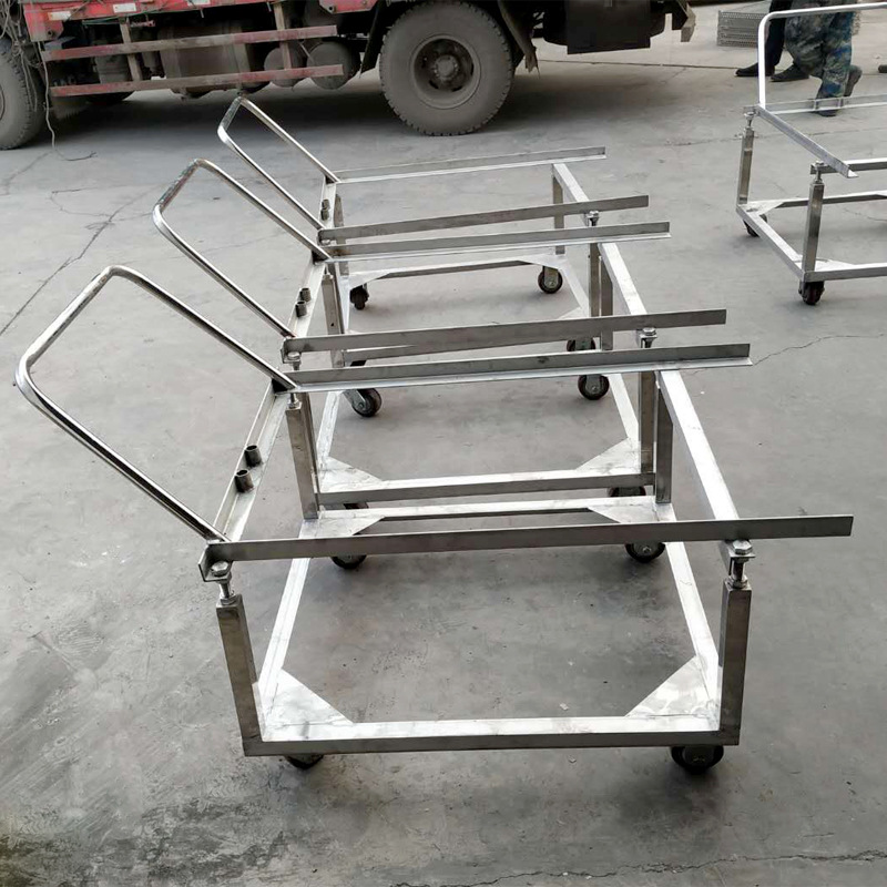 不锈钢杀菌周转筐 食品杀菌锅小推车托盘 不锈钢杀菌筐杀菌盘隔板