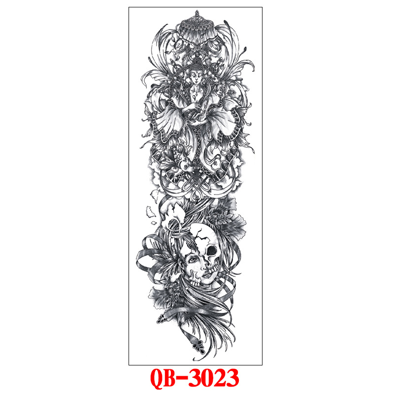 Suministro directo de fábrica pegatinas de tatuaje de brazo completo imagen grande tatuaje pegatinas flor brazo tatuaje pegatinas tatuaje