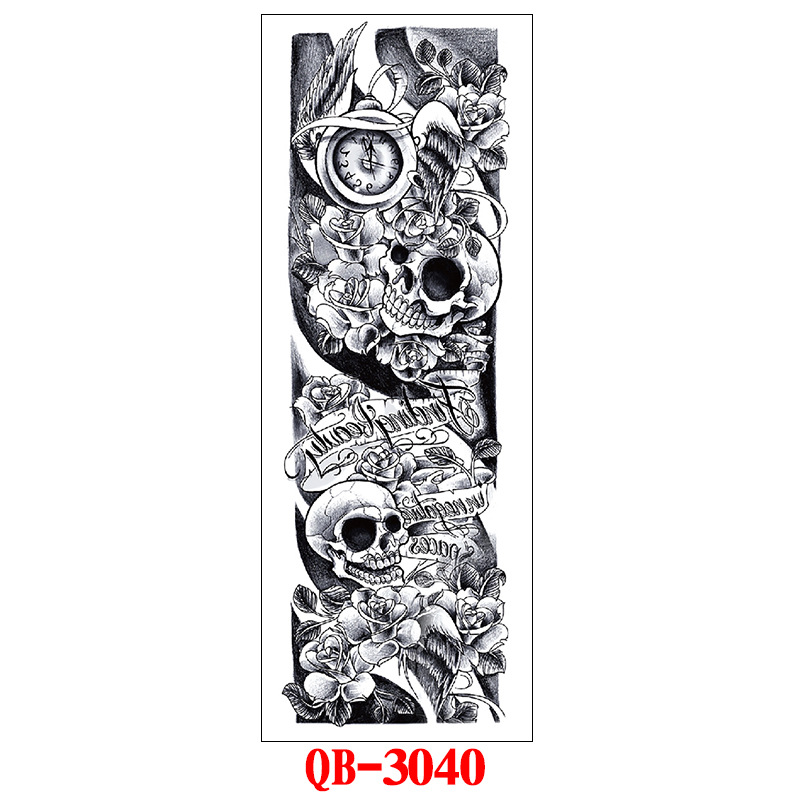 Suministro directo de fábrica pegatinas de tatuaje de brazo completo imagen grande tatuaje pegatinas flor brazo tatuaje pegatinas tatuaje