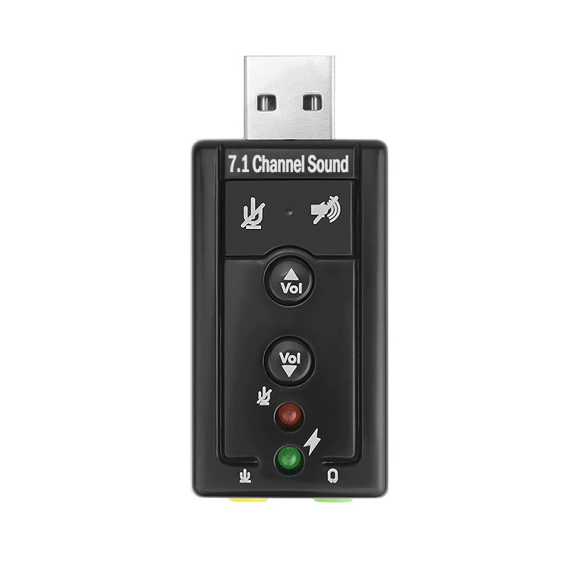 Производитель поставляет USB звуковую карту USB7.1 звуковая карта компьютер USB звуковая карта портативный компьютер звуковая карта