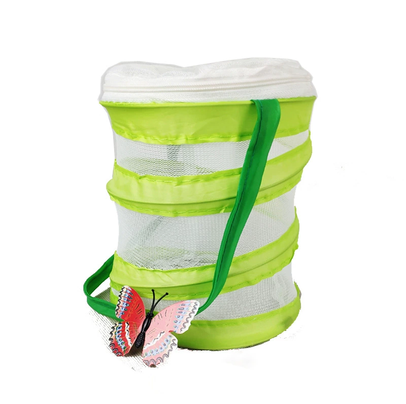 Маленькая портативная клетка для насекомых, теплица для выращивания растений, сетка для защиты от насекомых, террариум для разведения рептилий, клетка из ПВХ