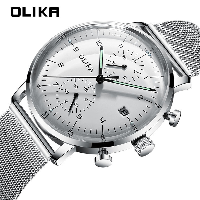Fashionable Men's Watch with Steel Band, Casual Sports Style, Luminous, Waterproof, Calendar, Curved Screen, Men's Watch with Curved Glass Fashionable Men's Watch with Steel Band, Casual Sports Style, Luminous, Waterproof, Calendar, Curved Screen, Men's Watch with Curved Glass