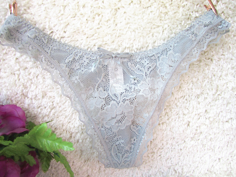 Ropa interior transpirable transparente de encaje caliente de las mujeres de cintura media T de las mujeres pantalones Tanga pantalones de las mujeres cabeza