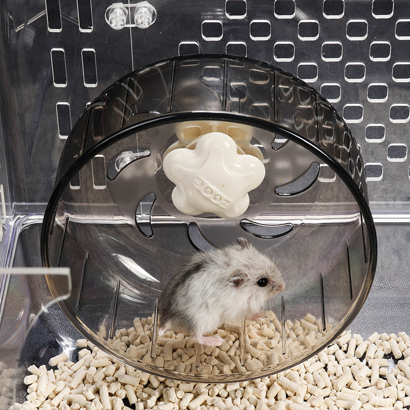 Hamster running wheel mute running wheel acrylic running wheel toy hamster 13cm wholesale