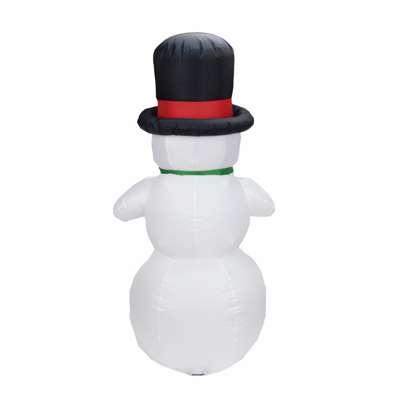 Amazon Hot Sale decoraciones de Navidad 1.8m temblor muñeco de nieve Navidad inflable decoración de patio