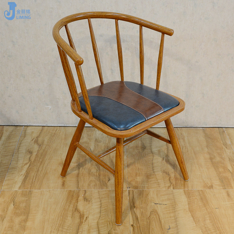 Silla de comedor de estilo nórdico cafetería leche tienda de té tienda de postres restaurante occidental mesas y sillas al por mayor de ocio silla de la sala de estar