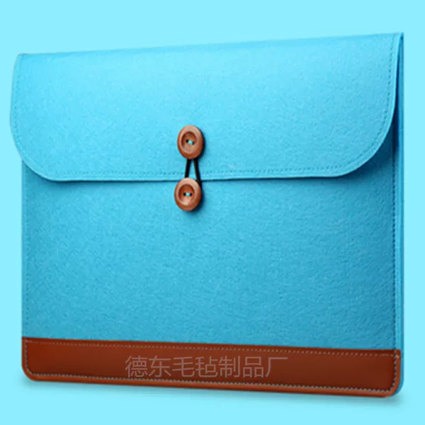Manufacturers supply laptop bag electronic storage bag flat felt protective cover can add logo
