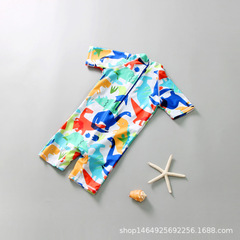 New 2021 Baby Swimwear for Girls 1-3 Years Old, Children's One-Piece Swim Suit for Boys, Medium Child Korean Style Boy Swimwear