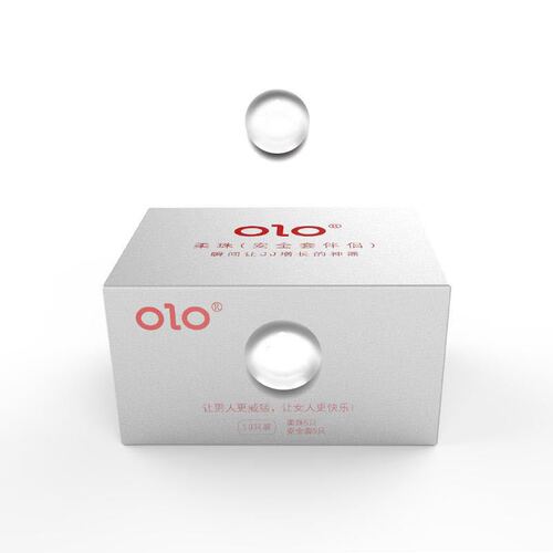 olo beaded condom granular soft bead condom 001 hyaluronic acid ultra-thin condom adult sex toys wholesale